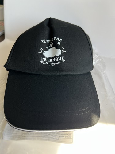 Petanque caps hats black - petanque, caps/hats