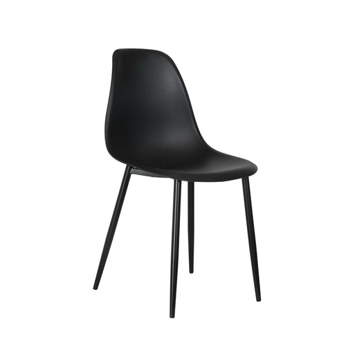 Modern black dining chairs - modern,