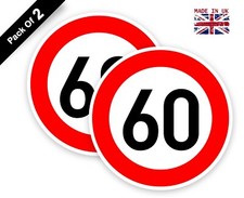 Traffic Sign 60 MPH. Speed