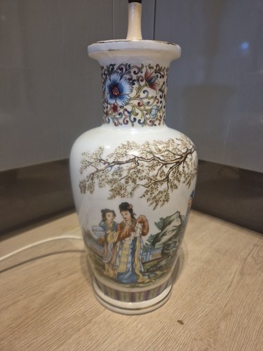 Vintage chinese porcelain lamp - vintage,