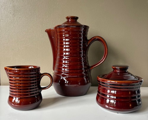 Vintage denmead pottery brown - pottery,