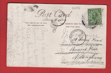 Ruskington Lincolnshire, Single circle postmark 1911, Skegness Pier