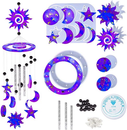 Wubayi solar wind chime - solar,