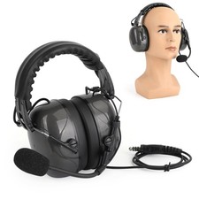 Noise Cancelling Pilot Headset 7.1mm Plug Excellent Acoustic Design.
