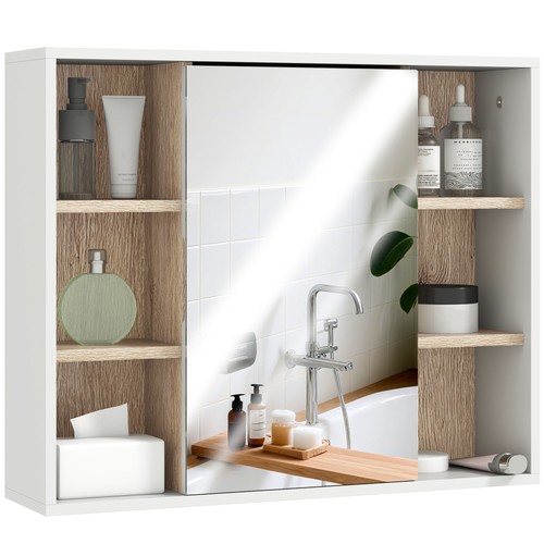 Homcom wall mounted bathroom - mounted,