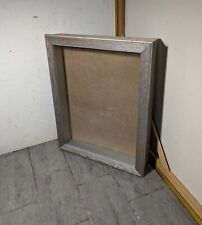 Shabby Chic Wood Glass Wall Hanging Shadow Box Curio Cabinet Display Case Door