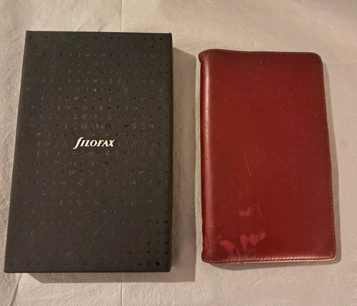 Filofax cuban slimline - filofax-cuban, slimline-red