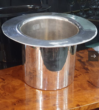 ANTIQUE ART DECO MAPPIN & WEBB SILVER PLATED TOP HAT CHAMPAGNE ICE BUCKET @ 1930