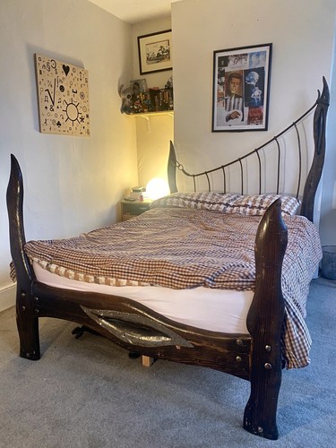 Gothic handmade double - handmade, bed