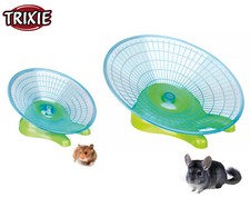 TRIXIE RUNNING DISC FREE STANDING  HAMSTER RAT FLYING SAUCER EXERCISE WHEEL SIZE