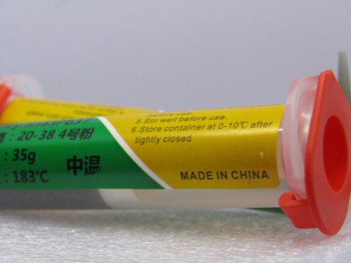 Bga syringe tin - bga, paste