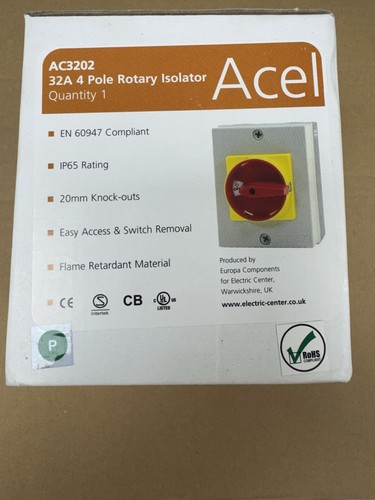 Acel ac3202 32a pole - ac3202, 4