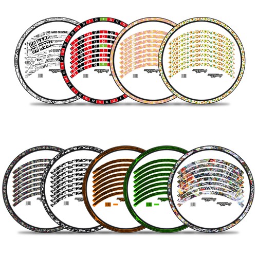 Mtb bike bicycle rim stickers - mtb,