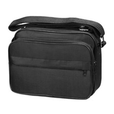 Black Canvas Tool Bag Shoulder Bag for Electricians and Carpentry Projects