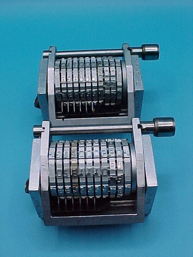 Letterpress numbering - 2,