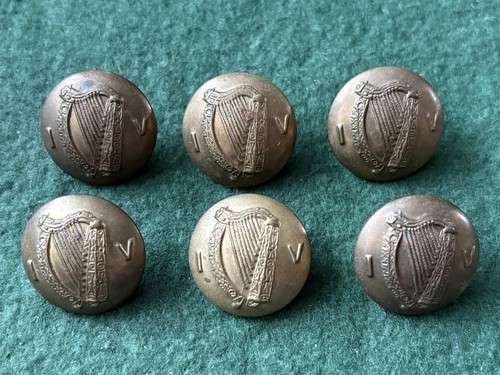 Old irish army buttons - 6,