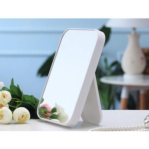Square shaped hand held - square, mirror