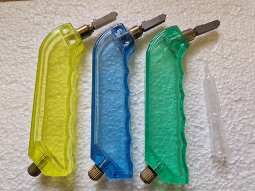 Stained glass pistol grip - stained,