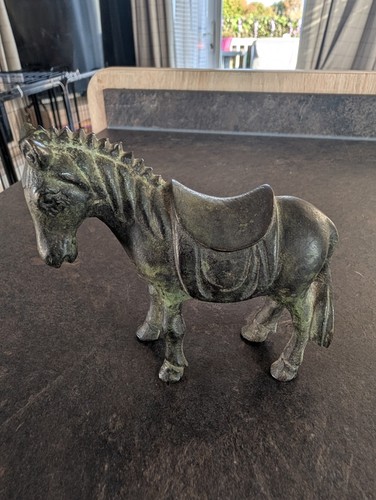 Bronze horse figurine tang - bronze,