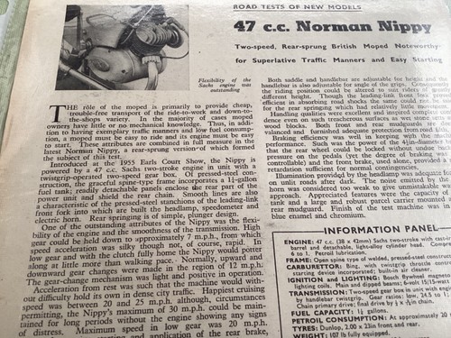 Norman nippy moped - , genuine