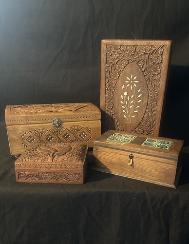 Lovely set 4 handmade - , of