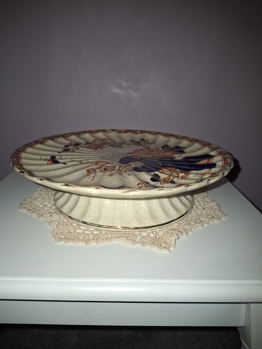 Antique imari cake stand - antique,