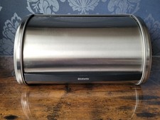 Brabantia Roll Top Bread Bin, Medium - Matt Steel
