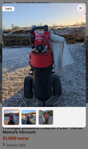Trafalgar paddock cleaner - paddock,