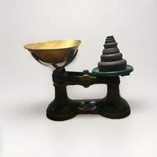 Vintage F.J. Thornton & Co. Ltd. Weighing Scales And Weights The Viking GREEN 