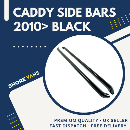 Caddy side bars black - caddy,