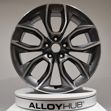 GENUINE SKODA KAROQ 19" 5 TWIN SPOKE GREY/DIAMOND TURNED SINGLE ALLOY WHEEL X1