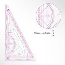 Triangle Scale Drawing Ruler