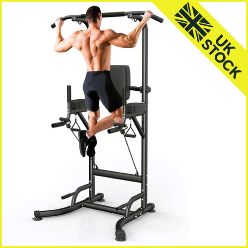 Power tower dip station - dip, pull