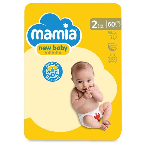 Size nappies pack - size, 2