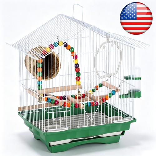 Small metal bird cage - 14",