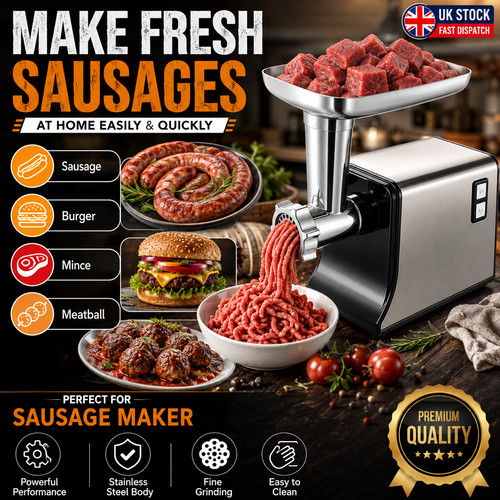 Electric meat grinder - meat,