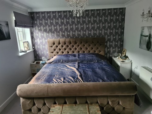 Super king sleigh bed - king,