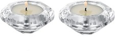 2pcs Tealight Holders Glass