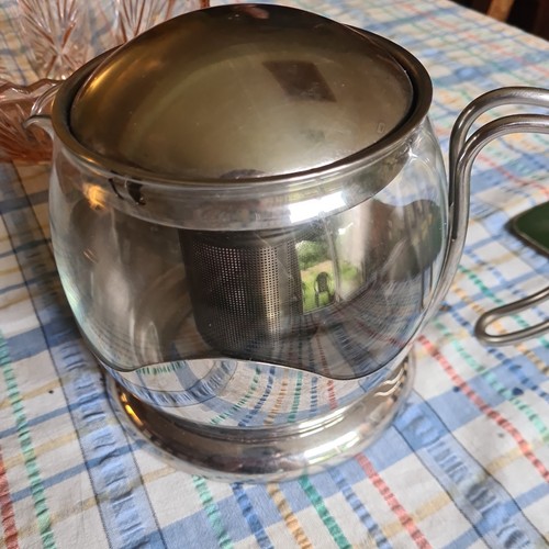 Pyrex teapot loose leaf - pyrex,