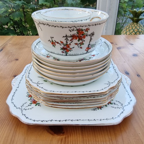 Art deco part - part, teaset