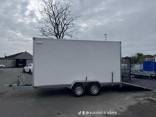 Brand New Twin Axle Box Trailer 400cm x 200cm x 190cm With Locka