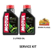 Service Kit For Honda CB 125 T Twin 1978-1986 (Oil & Spark Plug)