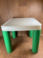 Vintage Little Tikes Chunky Table Green Legs Kid Size