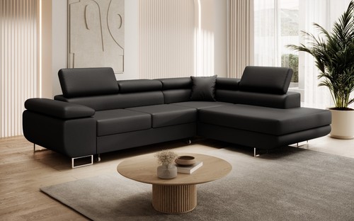 Large black right hand corner - black,