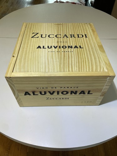 Wood wine crate box - 6, bottle