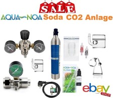 AQUA-NOA Aquarium CO2 System Complete Kit for Soda System Bottle Glass Diffuser