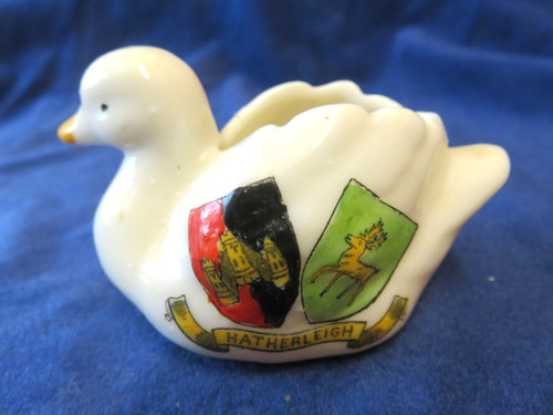 Crested china duck with - crested, (with