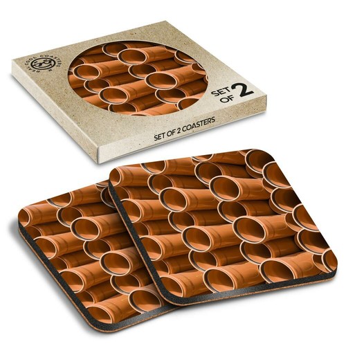 Boxed square coasters - square,