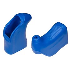 BRAKE LEVER HOODS PAIR BLUE BIKE VINTAGE FIXIE ROAD FITS CAMPAGNOLO SHIMANO