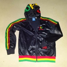 Genuine Adidas Chile 62 RASTA Hooded Zip *S* EXCELLENT CONDITION Almost Like NEW!